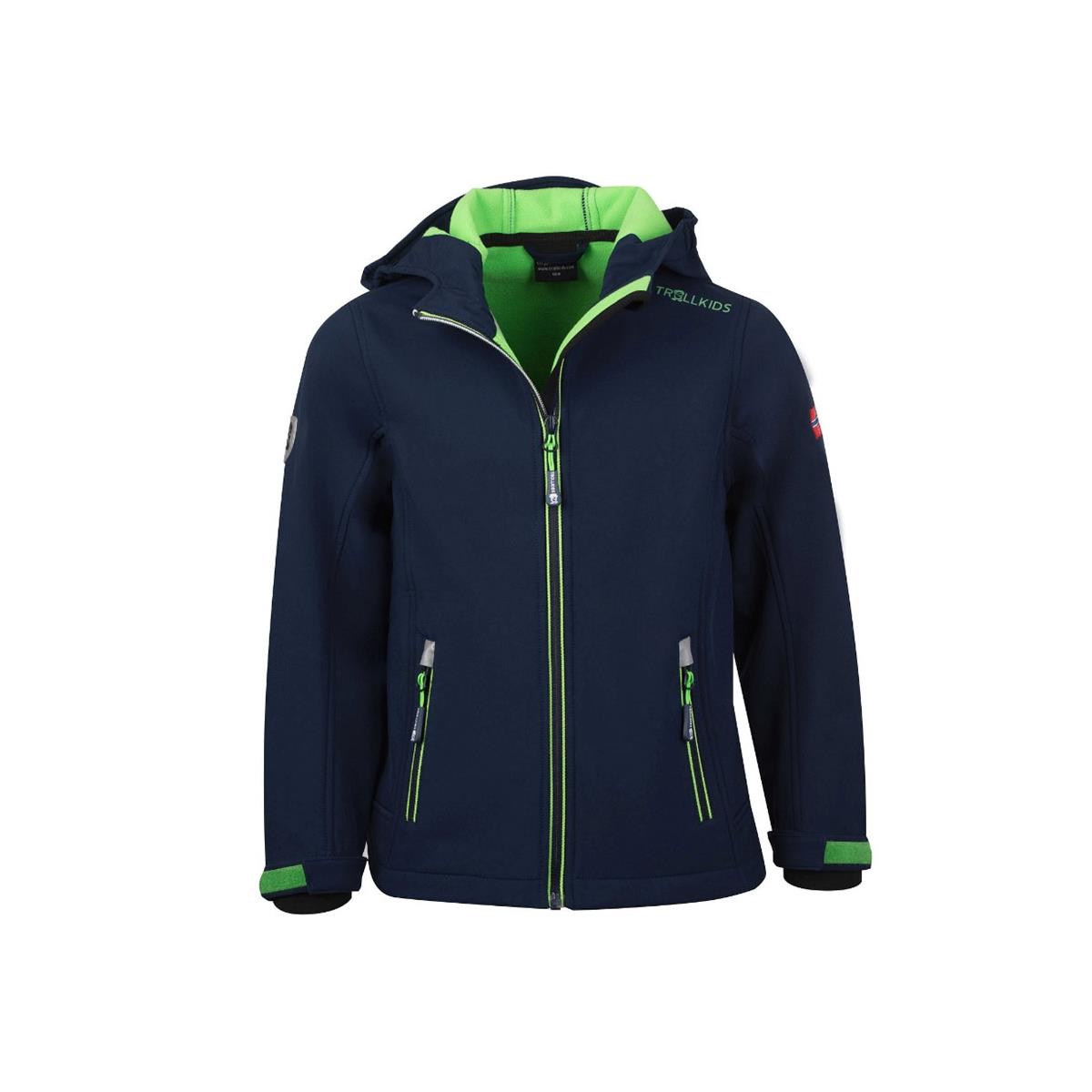 Kinder Trollfjord Jacke Navy/Light green