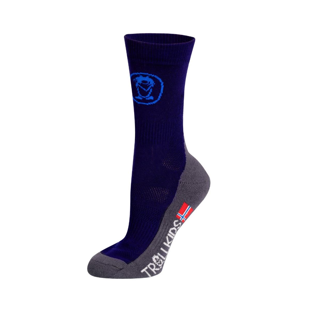 Trollkids - Wandersocken - mid Cut - Navy