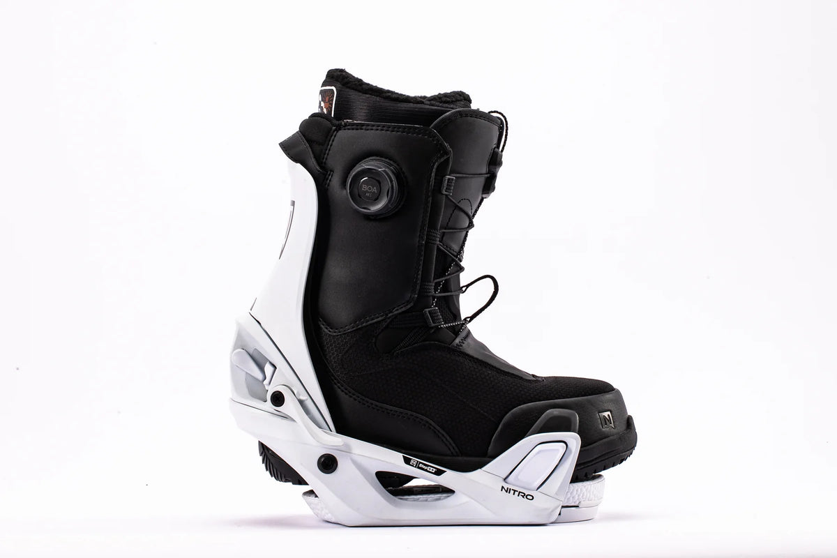 NITRO Snowboard- Bindung Damen Step-on white