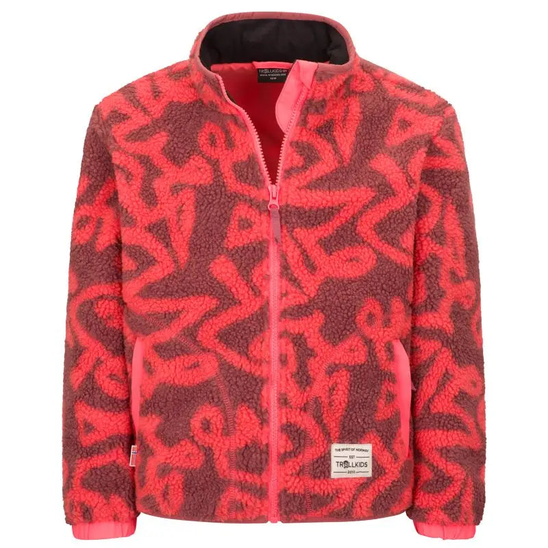 Lyngdal Fleecejacke Jacket pink salmon/frozen berry