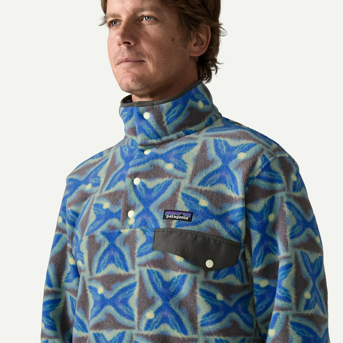Patagonia Lightweight Synch Snap-T Herren deep freeze: forge grey
