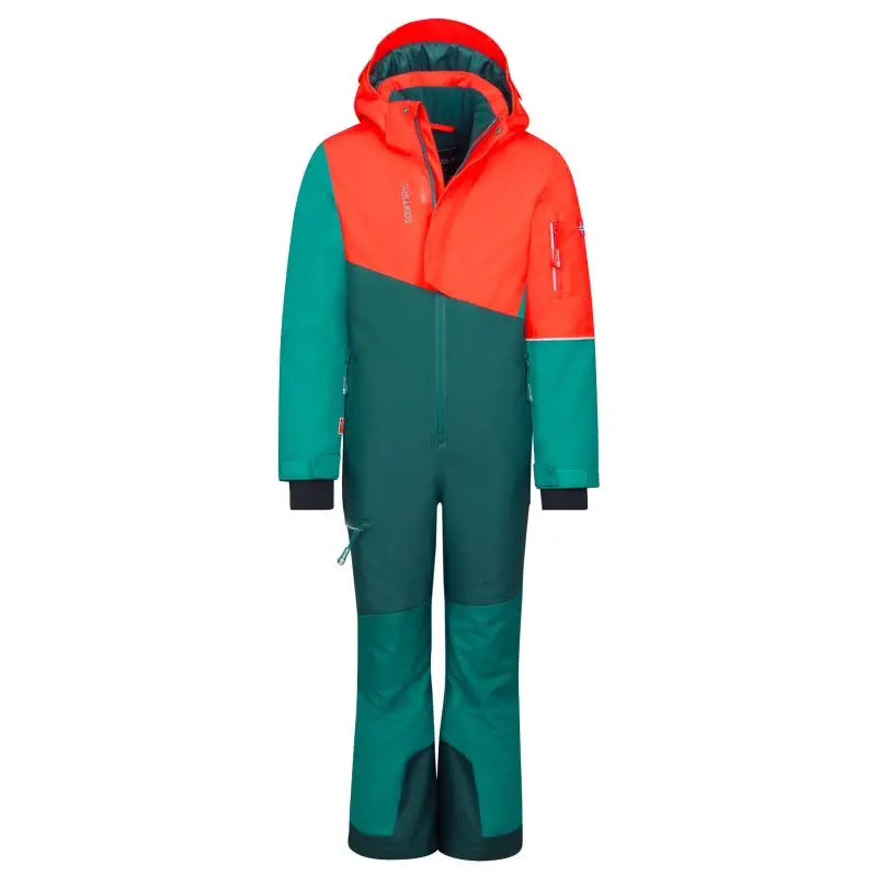TROLLKIDS Hallingdal Snowsuit chili red/midnight petrol