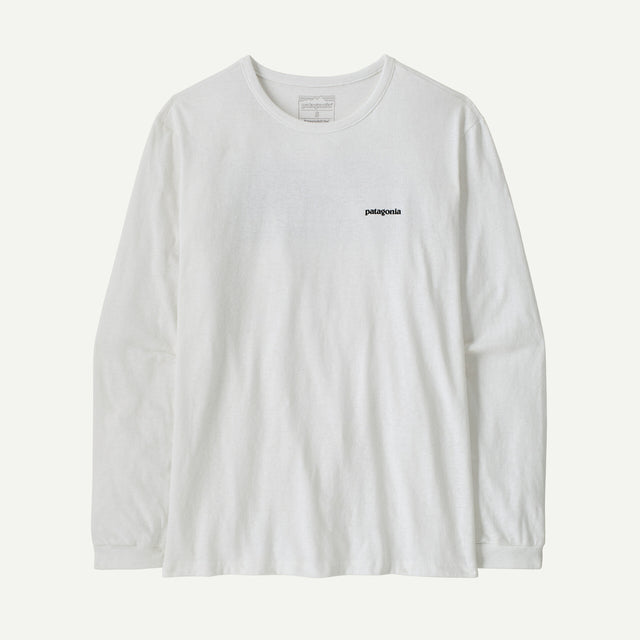 Damen L/S P-6 Logo Responsibili-Tee Damen fiber white