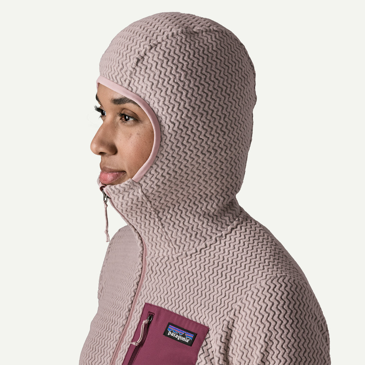 Patagonia R1 Air Full-Zip Hoody Damen stingray mauve