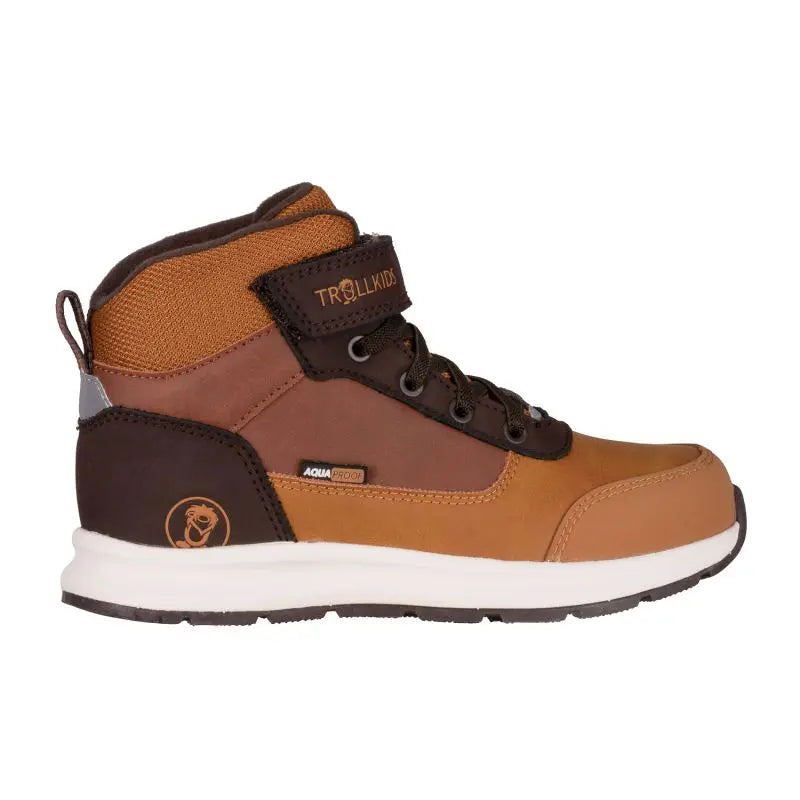 TROLLKIDS Kinderwinterstiefel Kids Stavanger Mid Cut XT timber brown