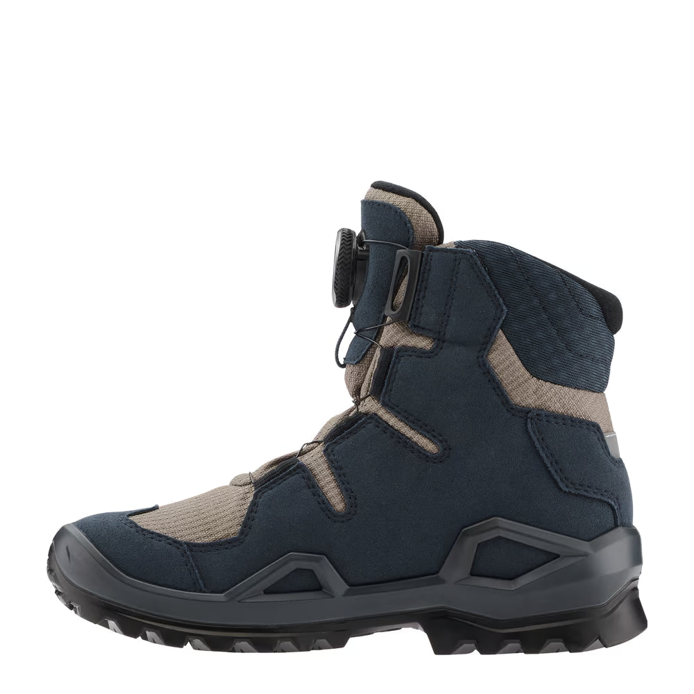 LOWA Milo Evo GTX Hi Boa Kinder Winterschuhe navy/dune