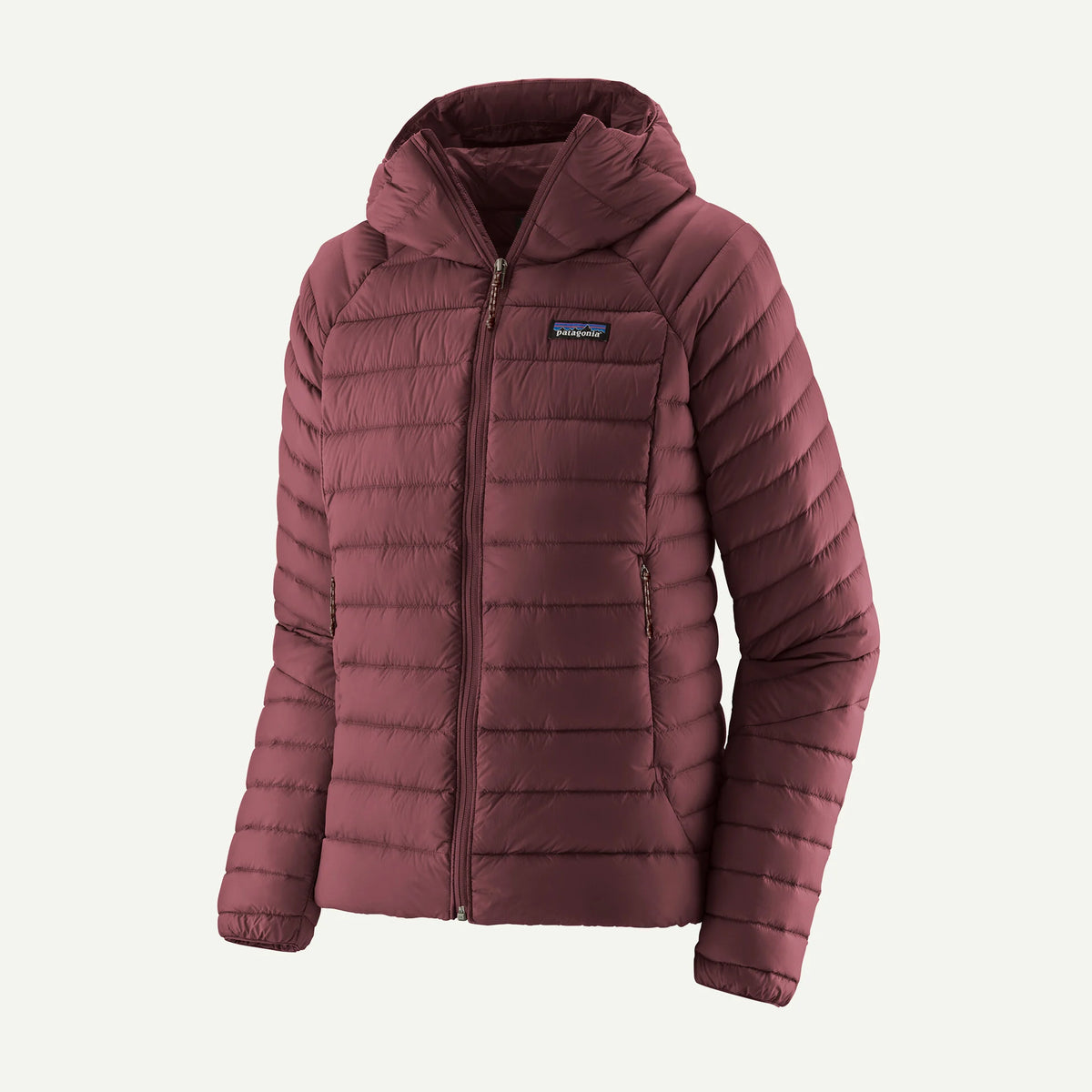 Patagonia Down Sweater Hoody Damen dark ruby
