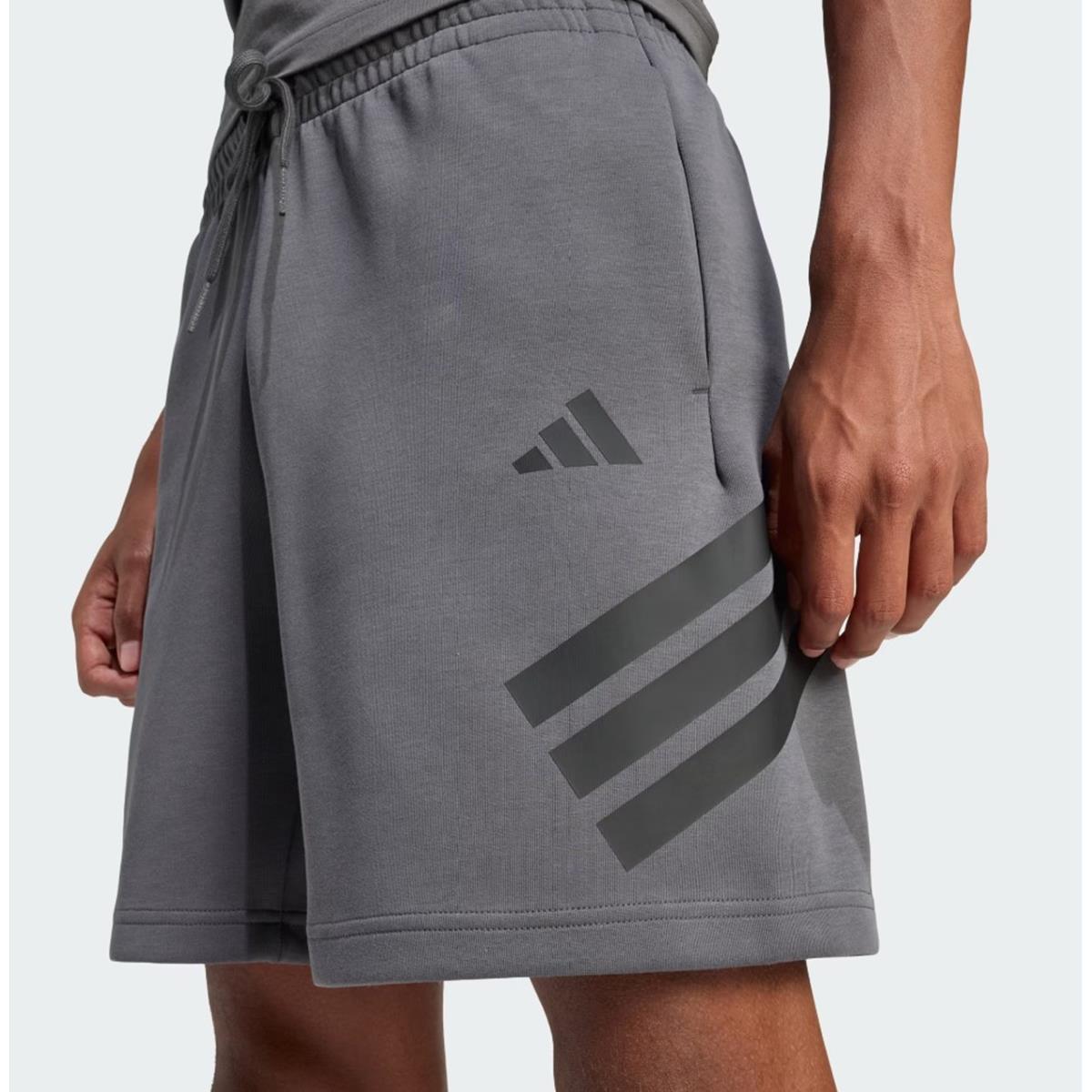 Adidas Future Icons 3-Streifen Shorts grey
