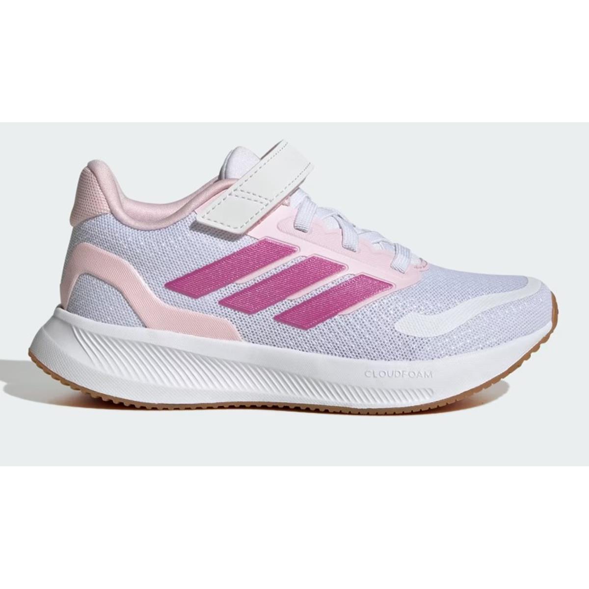 Adidas Runfalcon 5 Schuh Kids cloud white / clear pink / gum