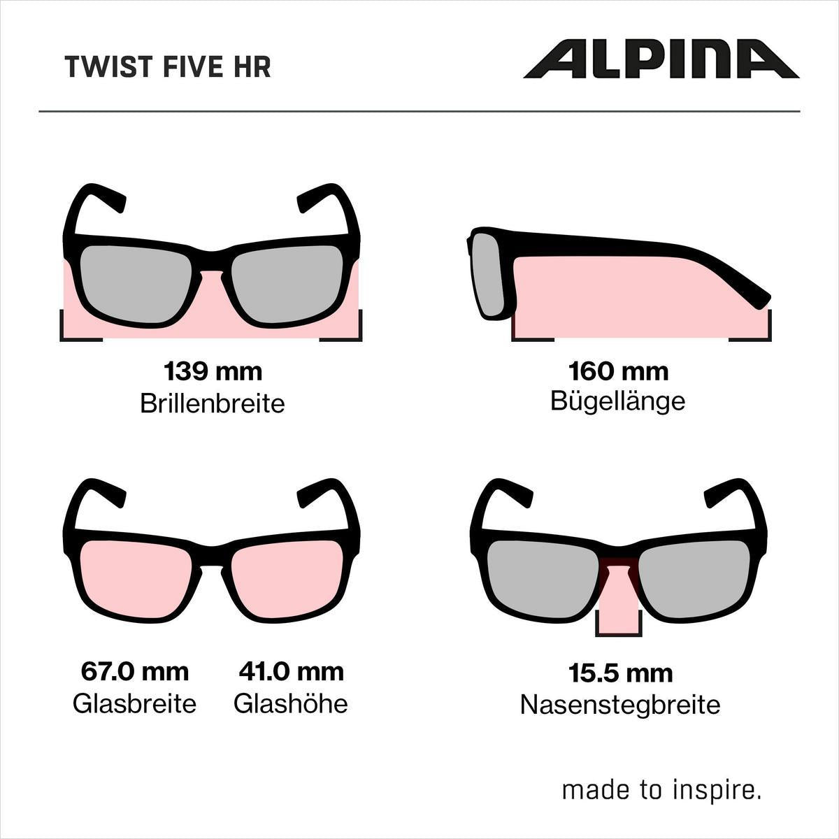 Alpina TWIST FIVE HR V black matt