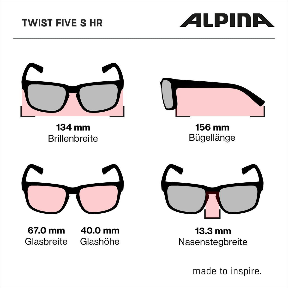 Alpina TWIST FIVE S HR V black matt