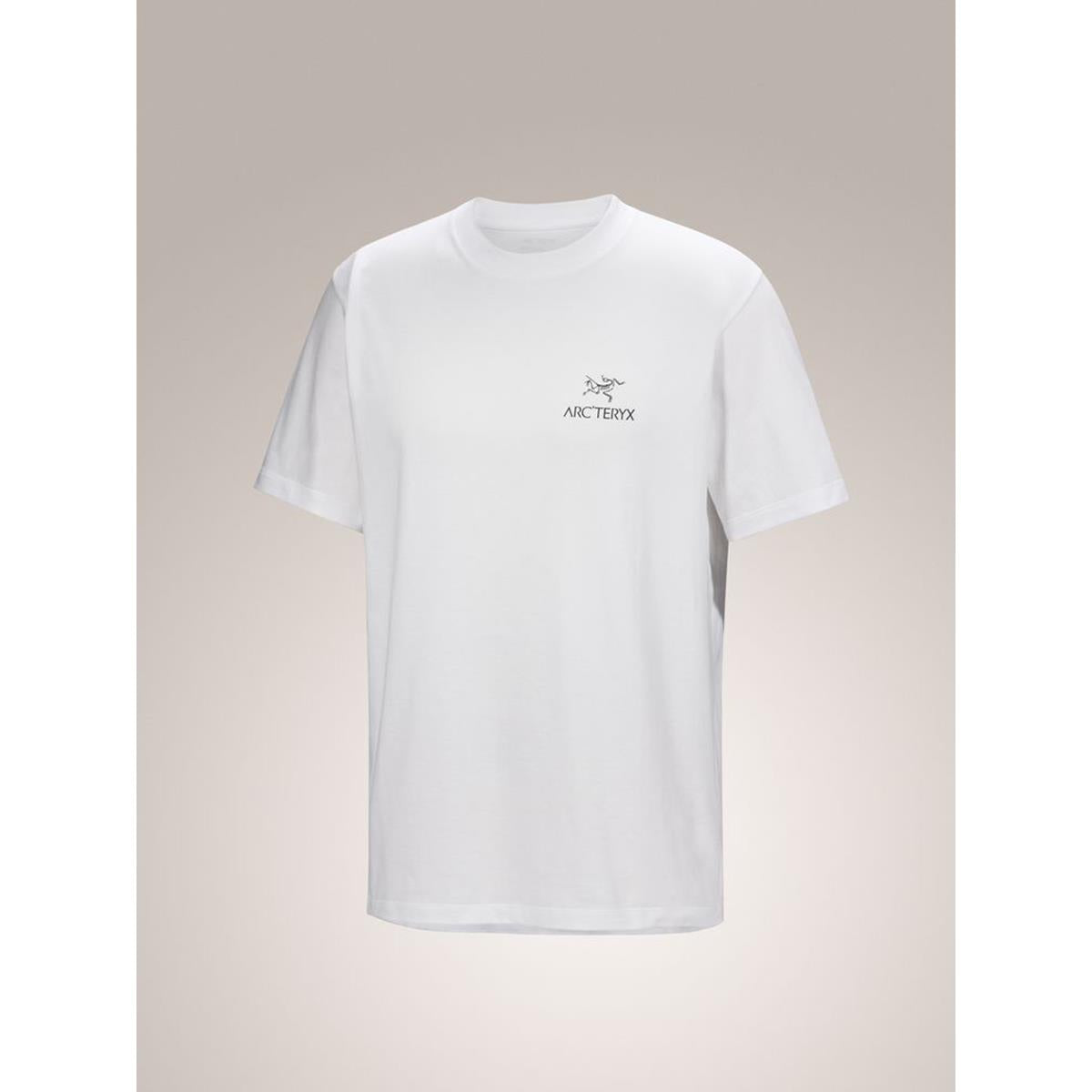 Arc'teryx Kragg SL Cotton Bird Word T-Shirt Men white light black