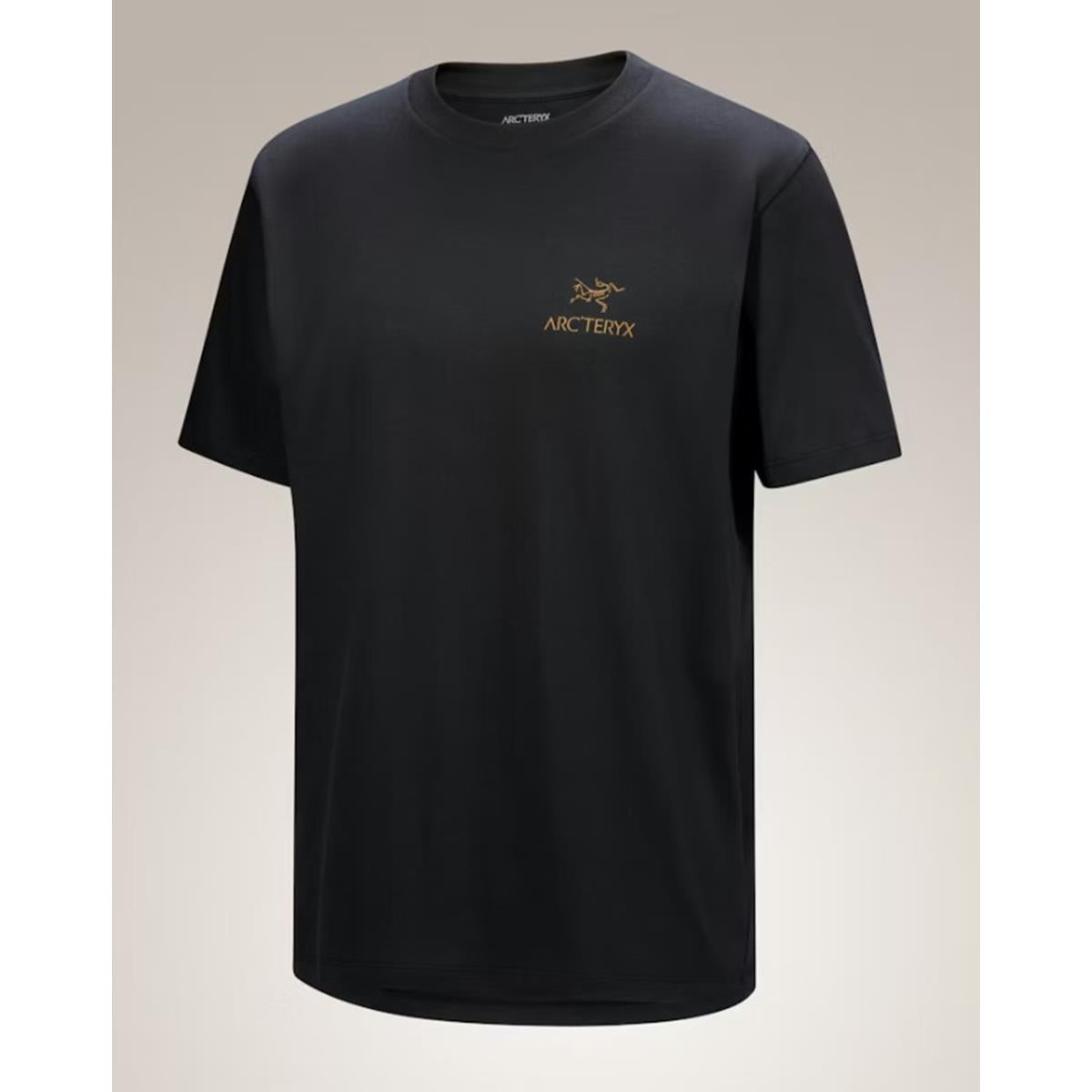 Arc'teryx Kragg SL Cotton Bird Word T-Shirt Herren 24K black