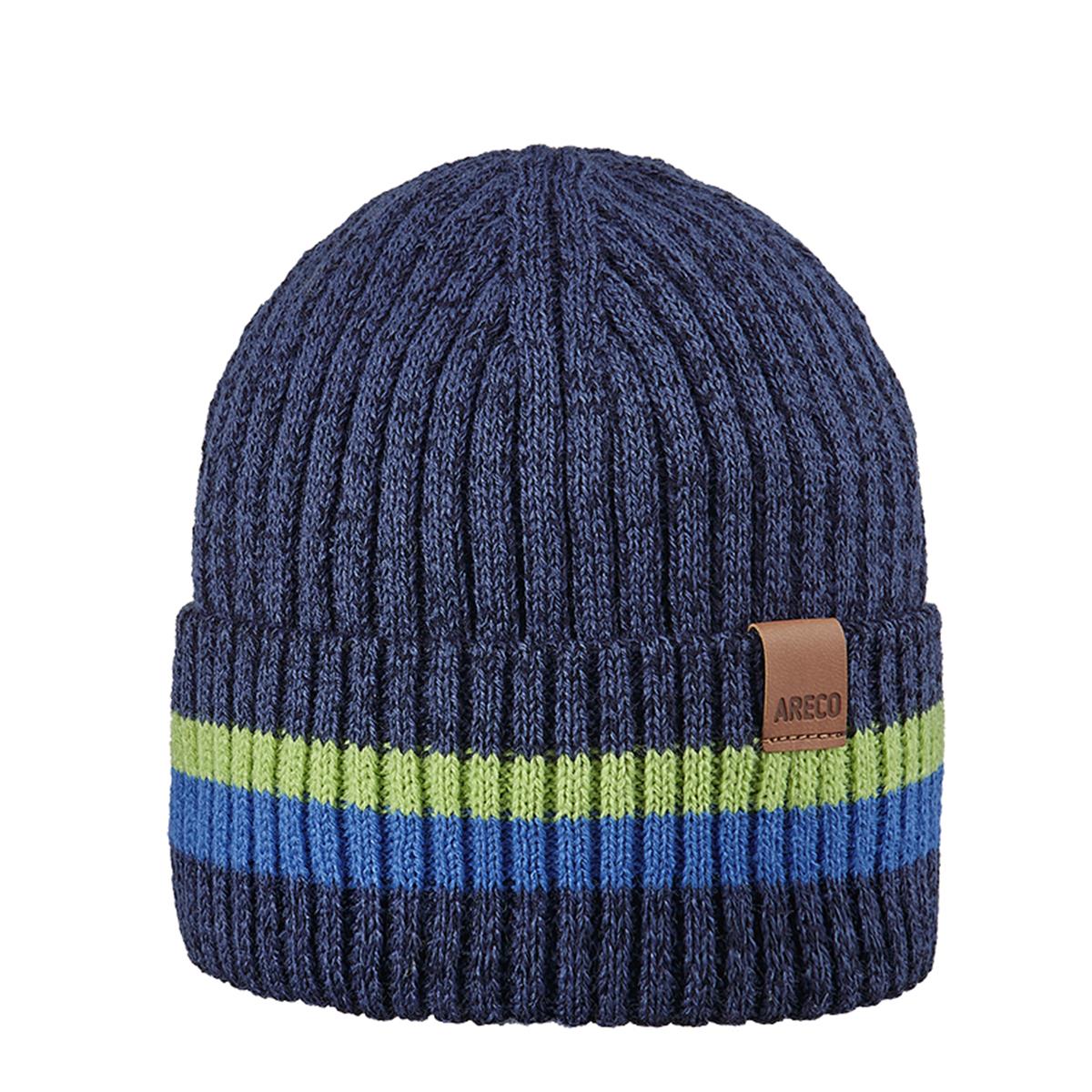 ARECO Beanie blau
