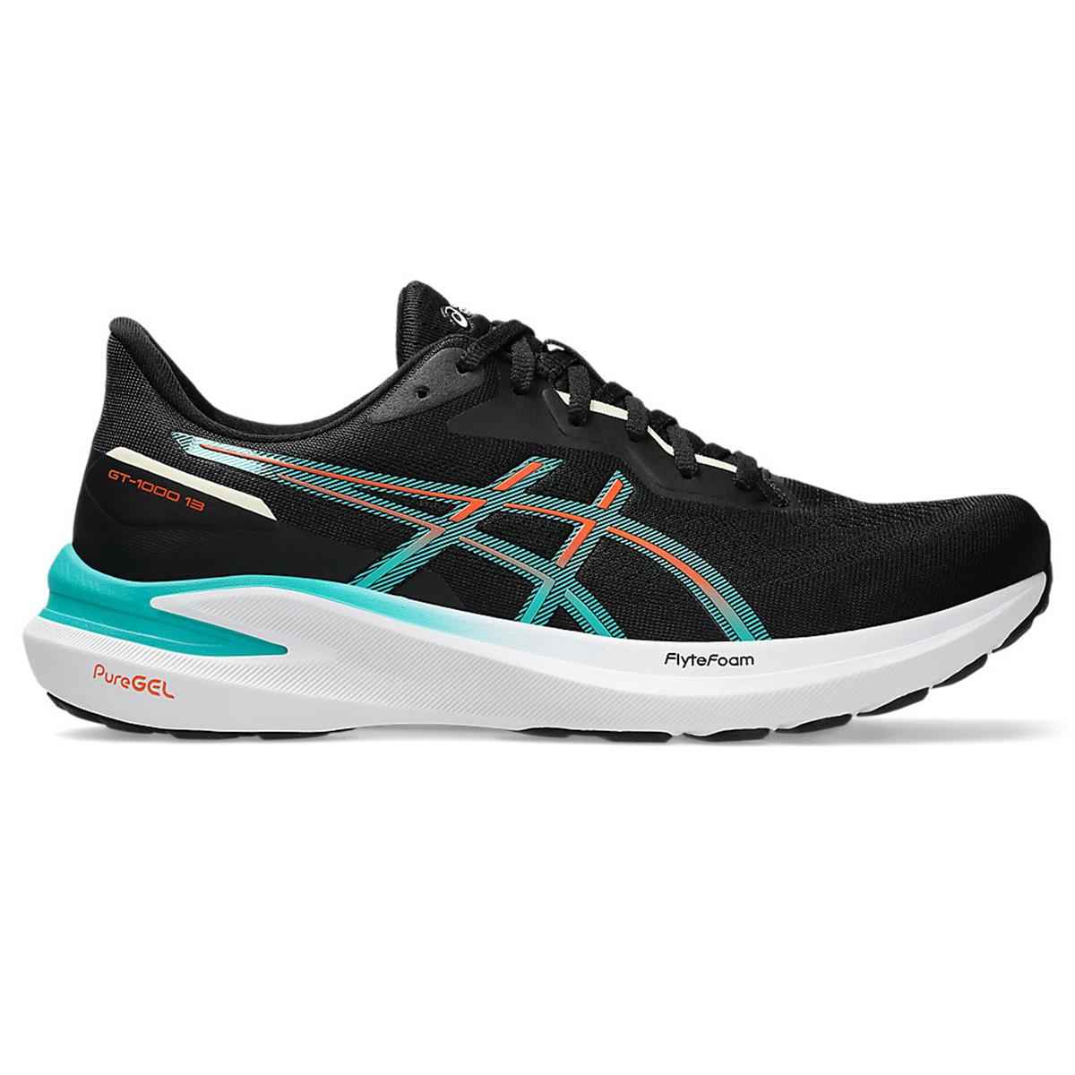 Asics GT-1000 13 Men black wave teal