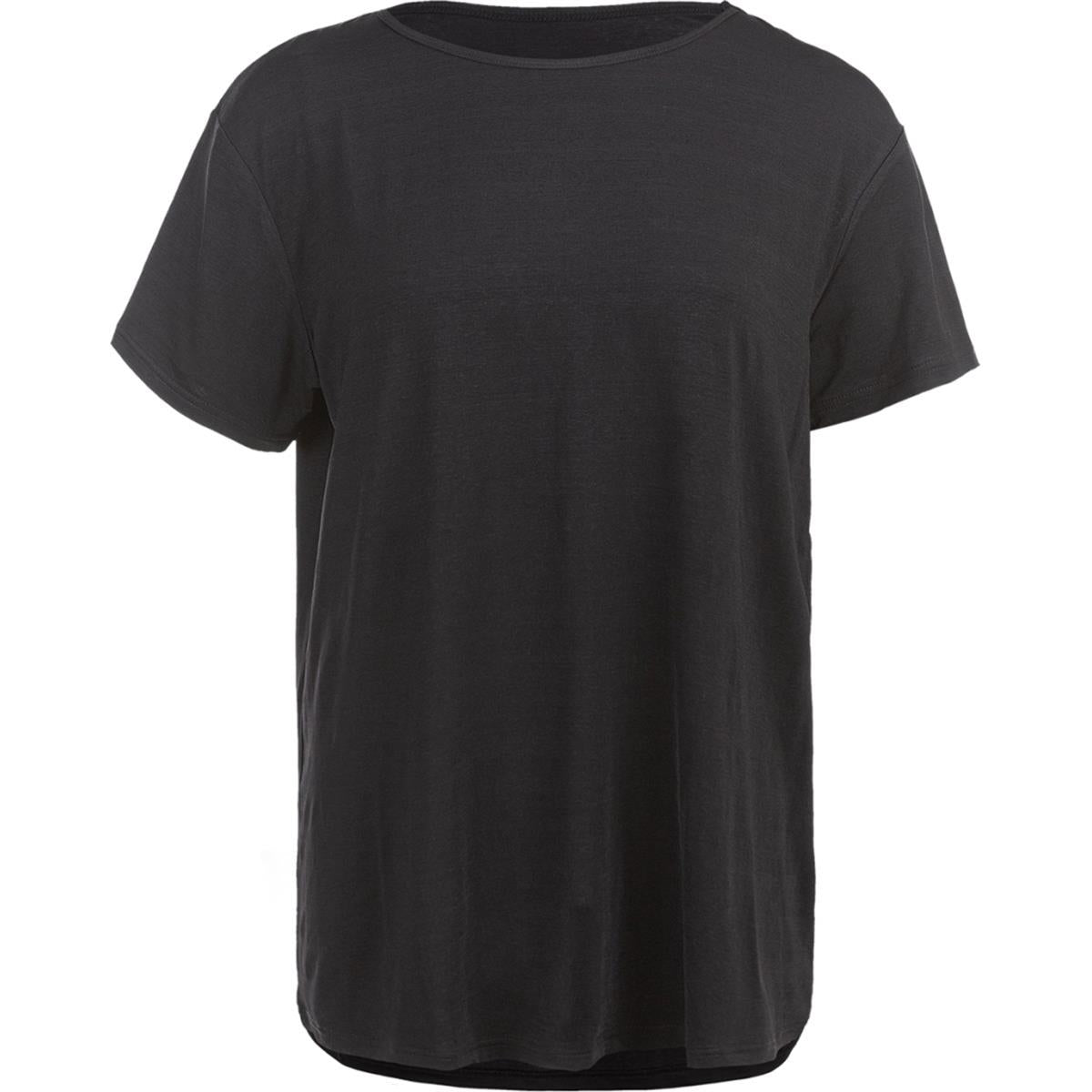 Athlecia Lizzy W Slub S/S Tee black melange