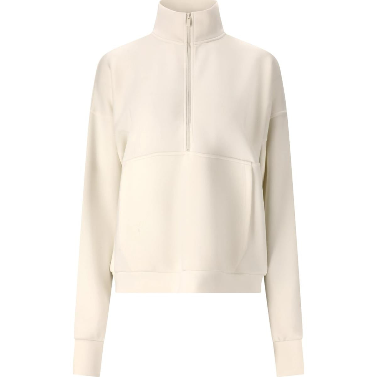 Athlecia Jillnana Women Half Zip Sweat-Shirt - Vaporous Gray