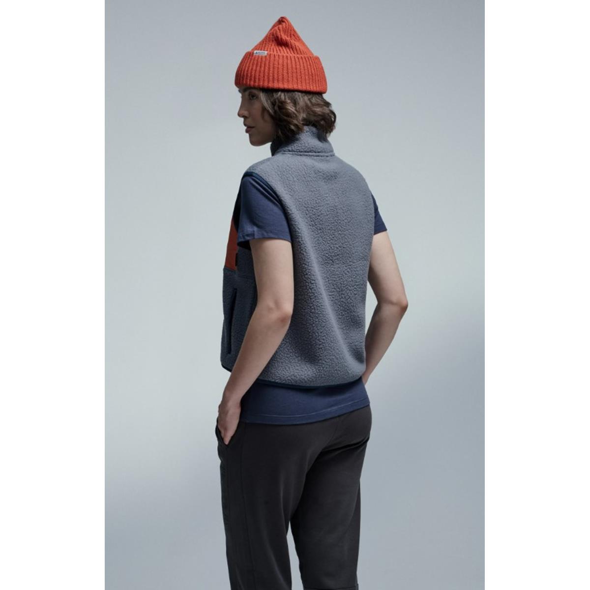Atomic W Fleece Vest grey rust Damen Weste