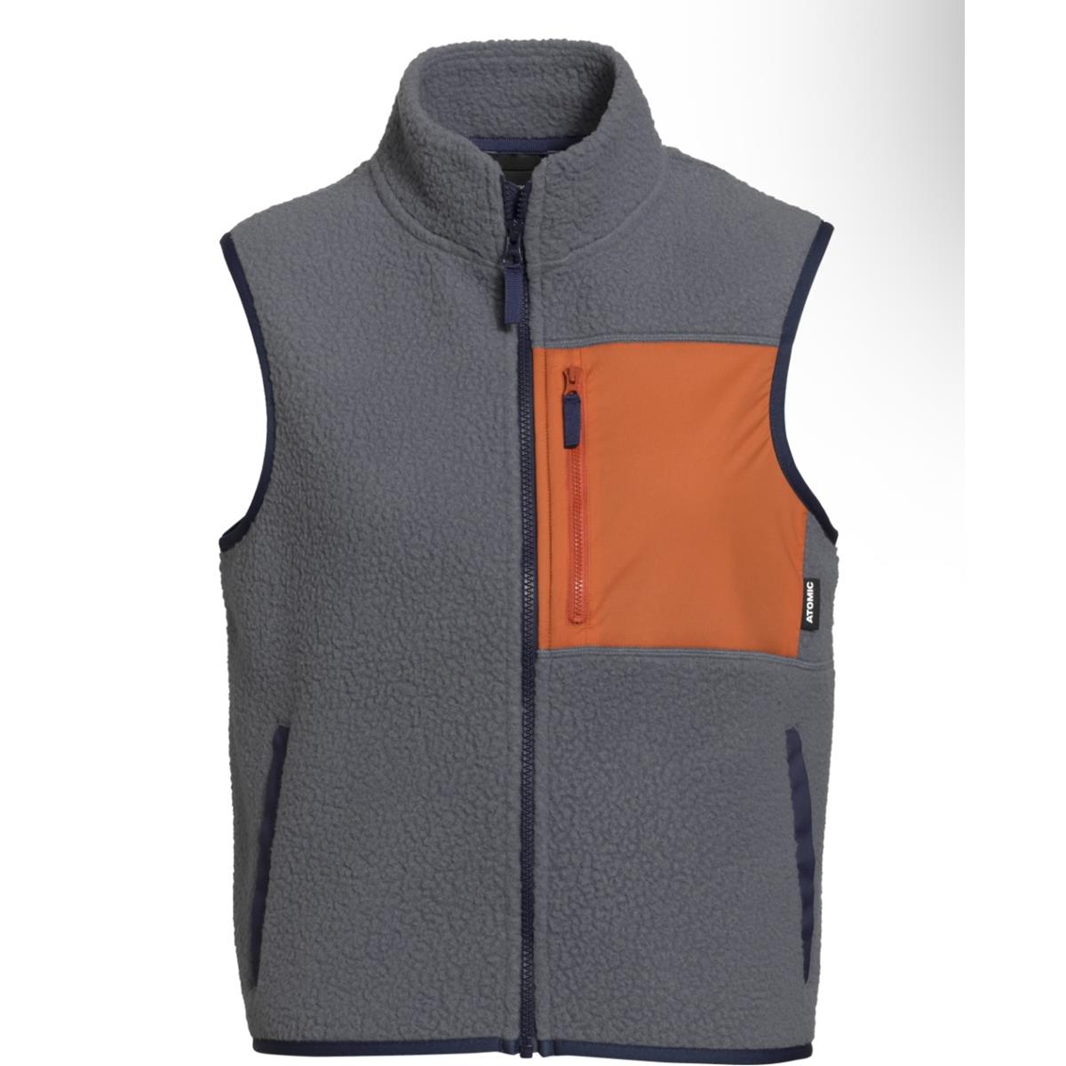 Atomic W Fleece Vest grey rust Damen Weste