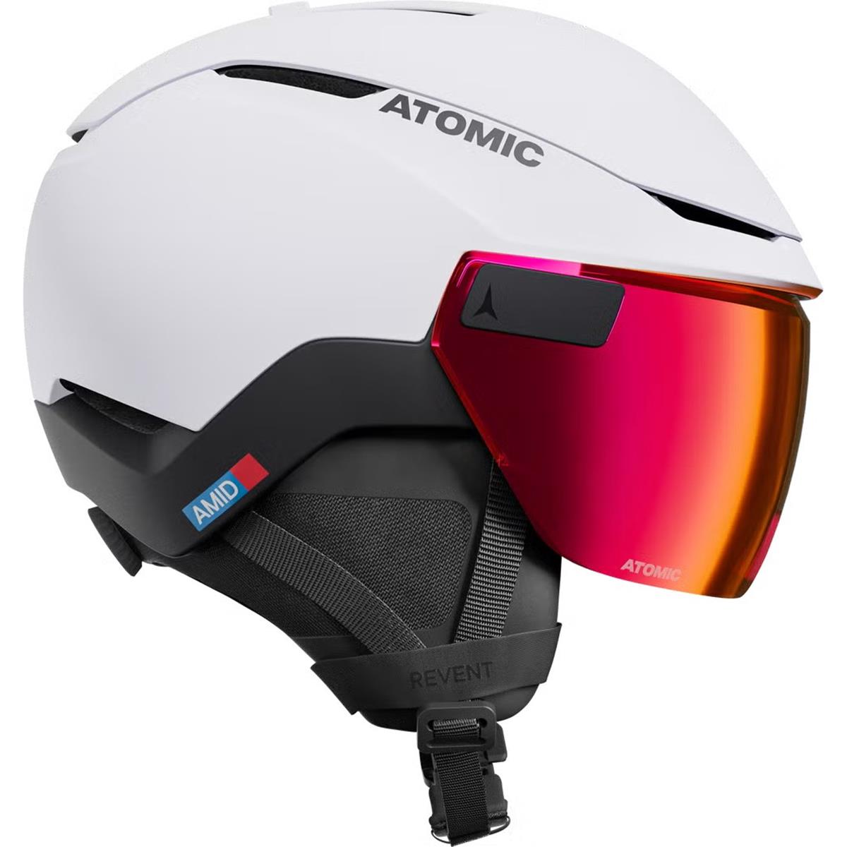 Atomic Herren Skihelme Revent GT AMID Visor HD White/Black