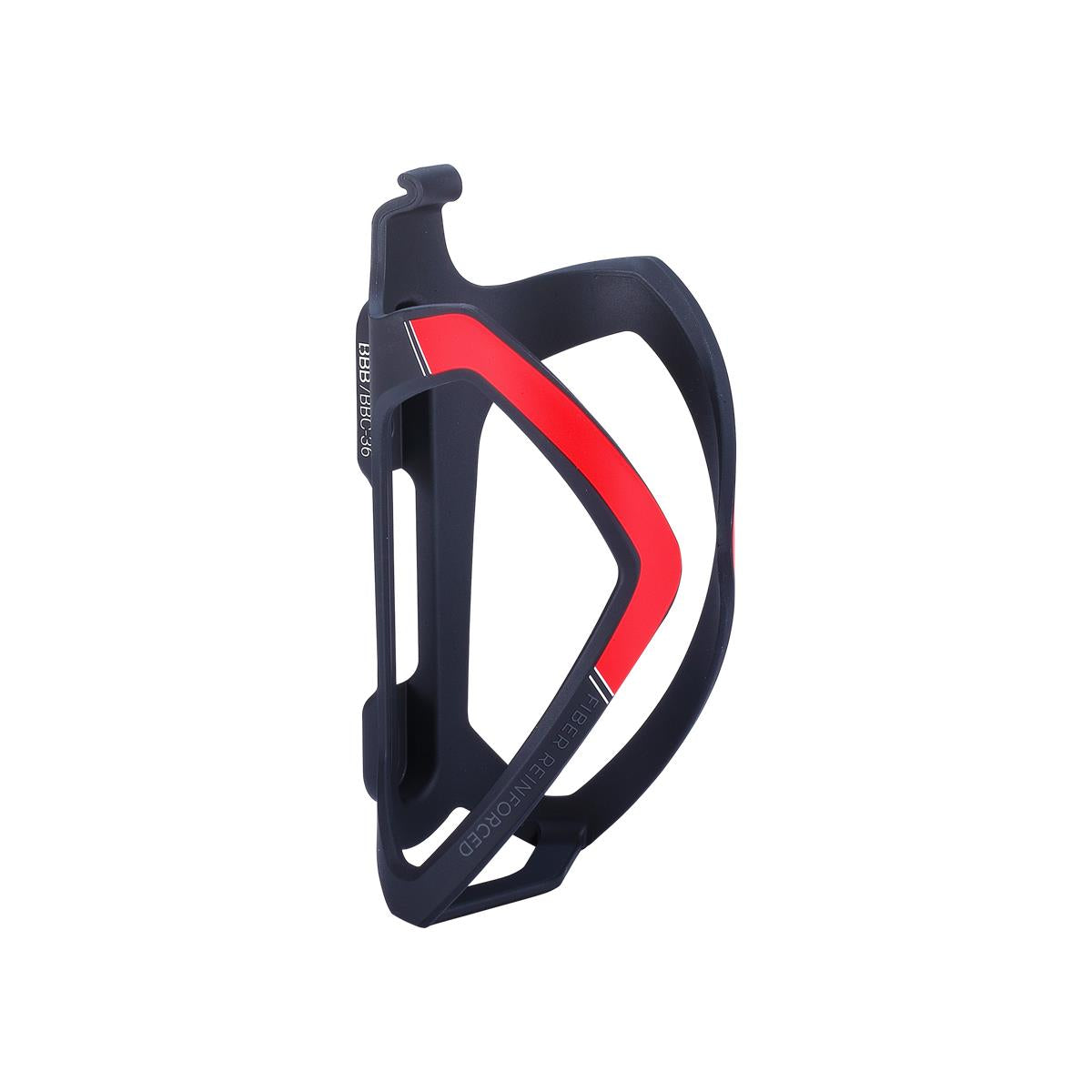 BBB Cycling FlexCage BBC-36 Flaschenhalter, matt schwarz/rot