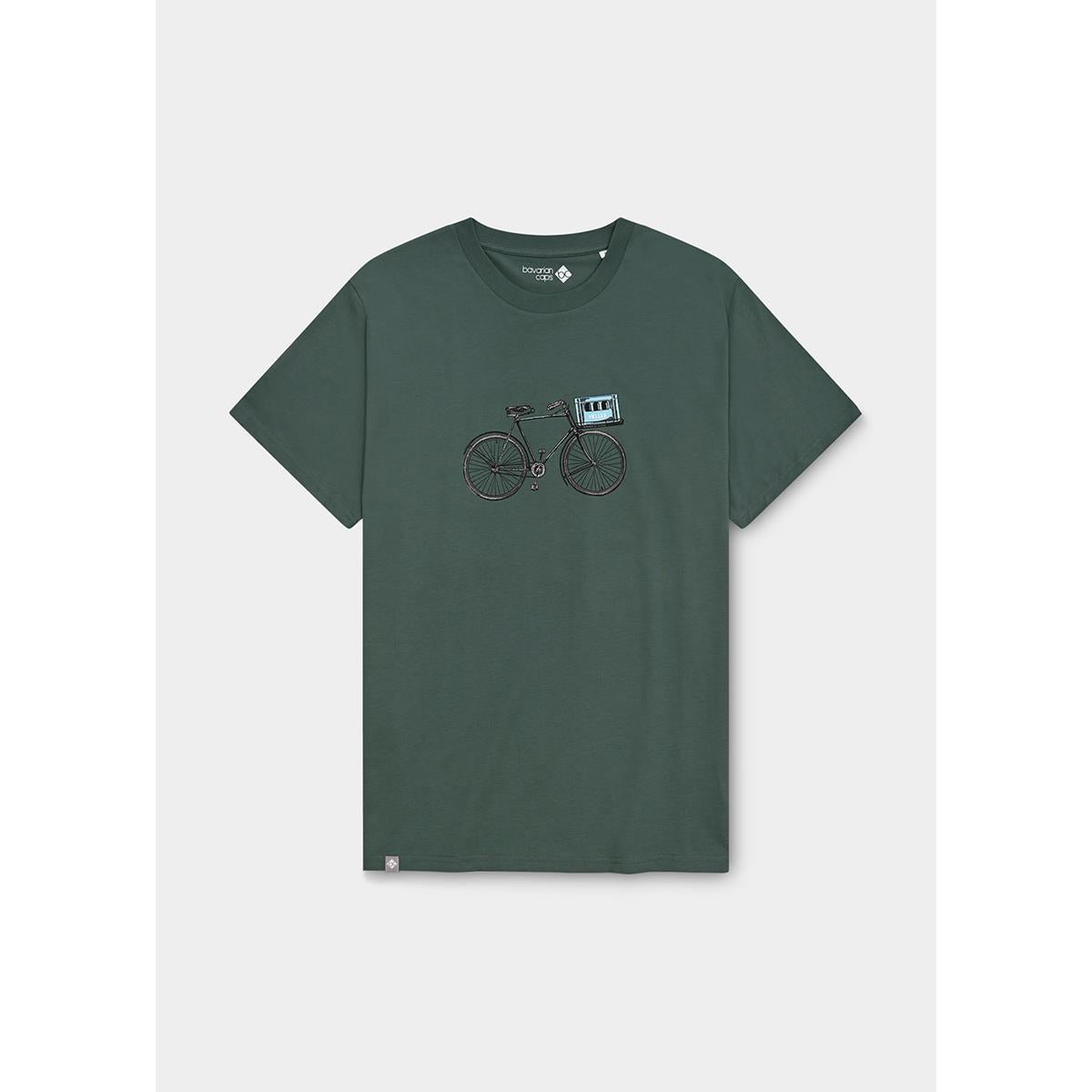 Bavarian Caps Cap T-Shirt "Expresslieferdienst" Dunkelgrün