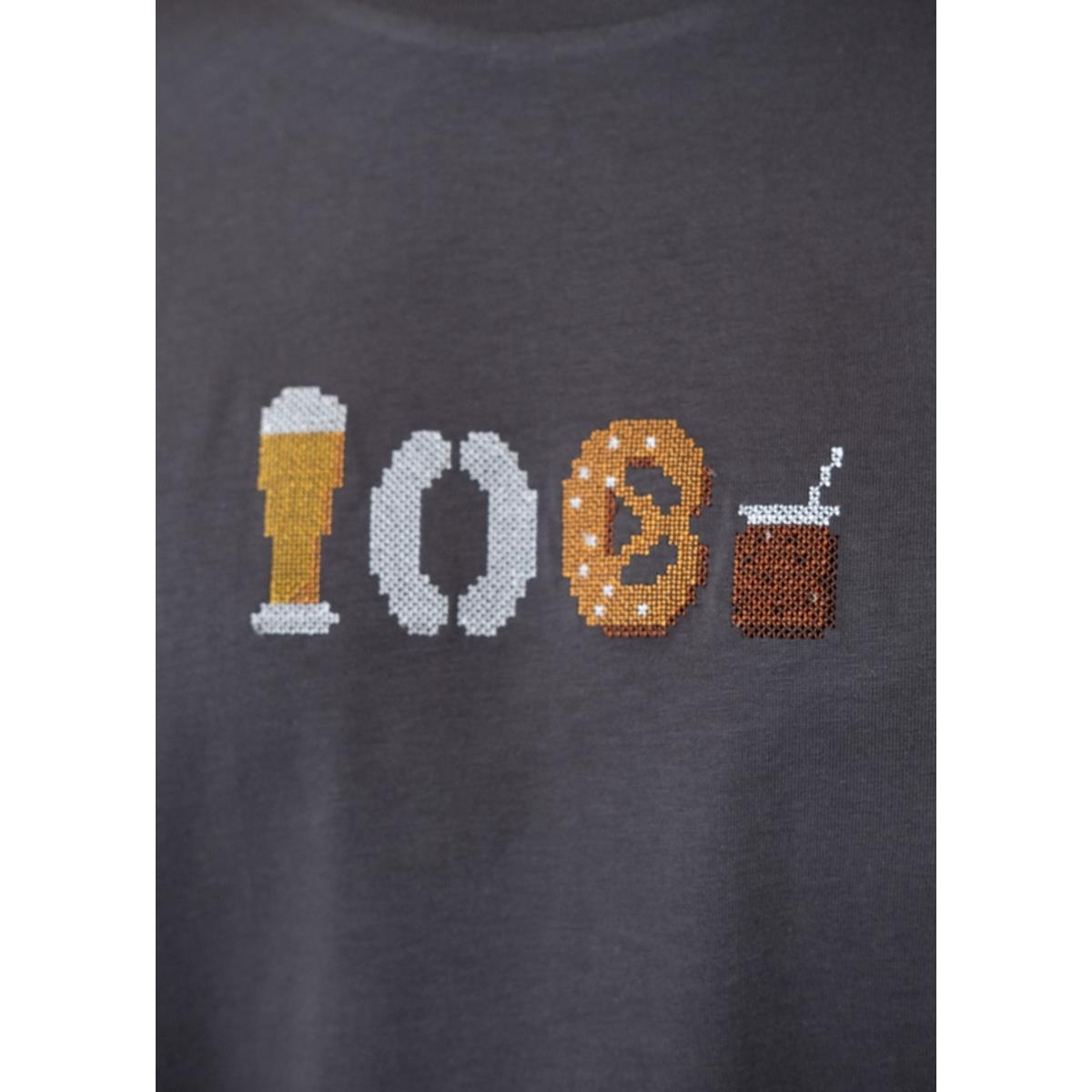 Bavarian Caps T-Shirt "Weißwurschtfrühstück" Anthrazit