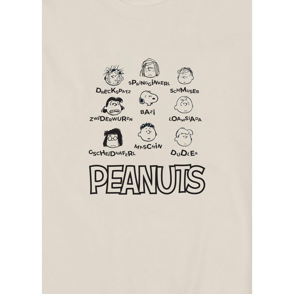 Bavarian Caps T-Shirt "Peanuts: Grantlers" Altweiß