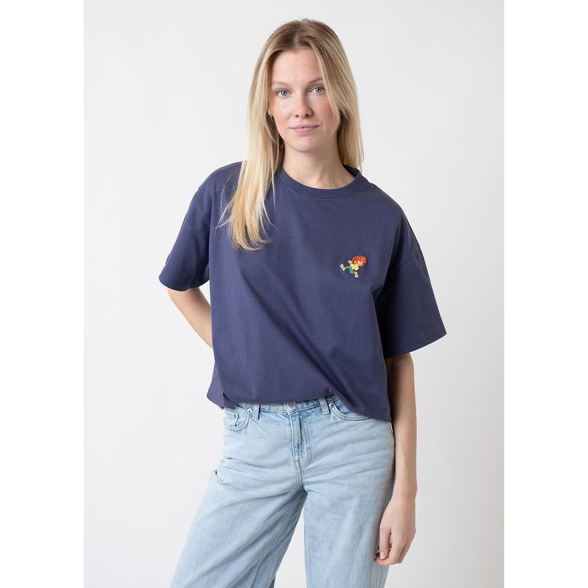 Bavarian Caps T-Shirt "Grantig by nature" Graublau