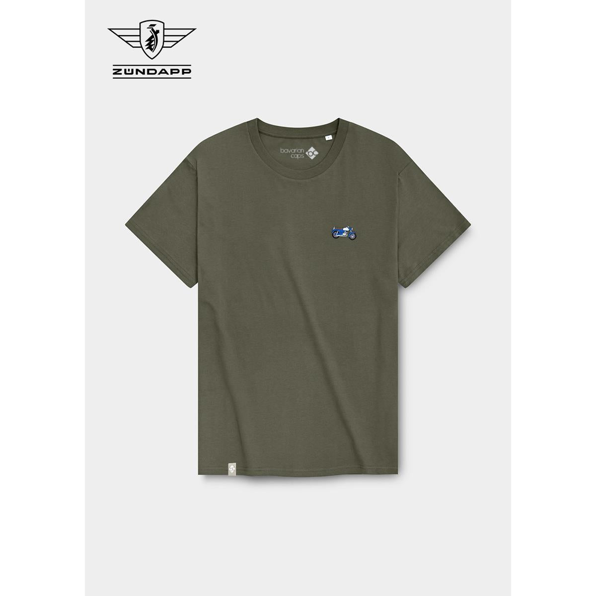 Bavarian Caps T-Shirt "Zündapp" Dunkelgrün