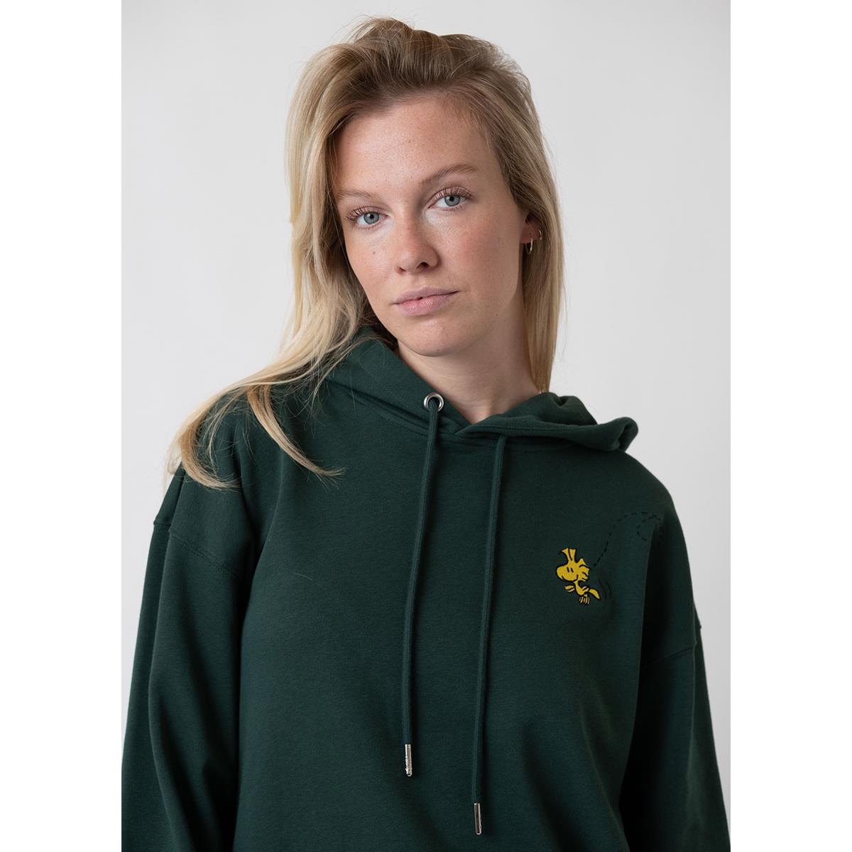 Bavarian Caps Hoodie "Peanuts: Ned mid mir" Dunkelgrün