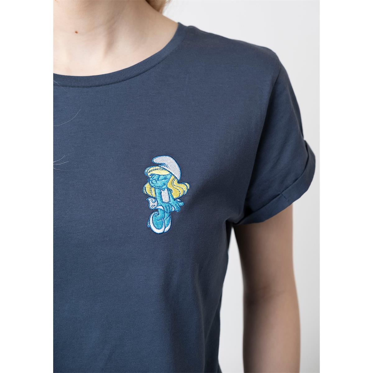Bavarian Caps T-Shirt "Schlumpfine Monroe" - dunkelblau