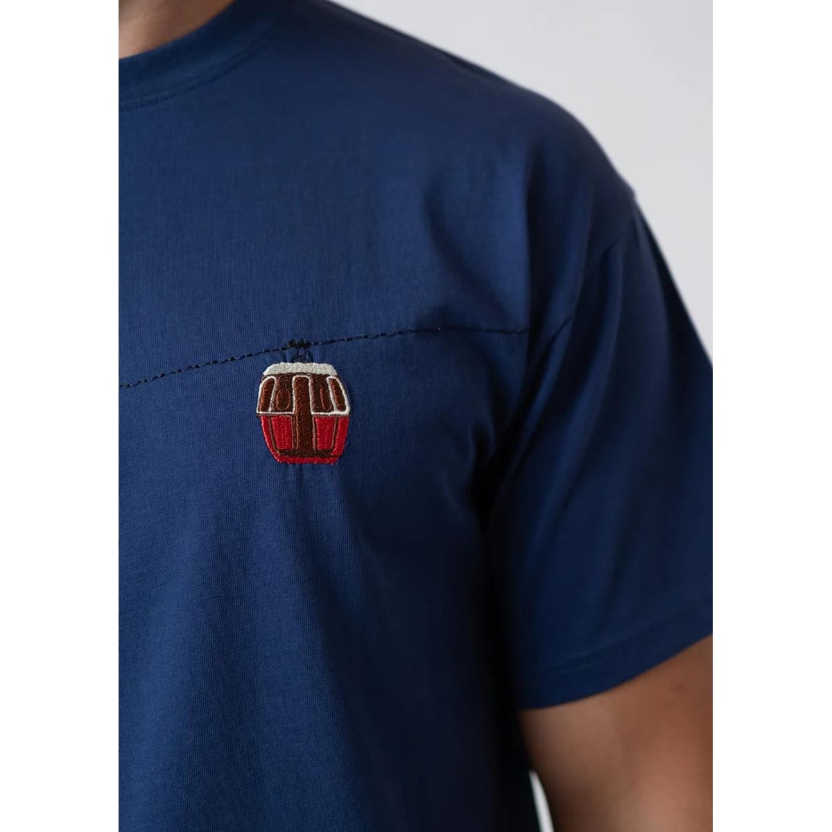 Bavarian Caps T-Shirt "Gondel" - dunkelblau