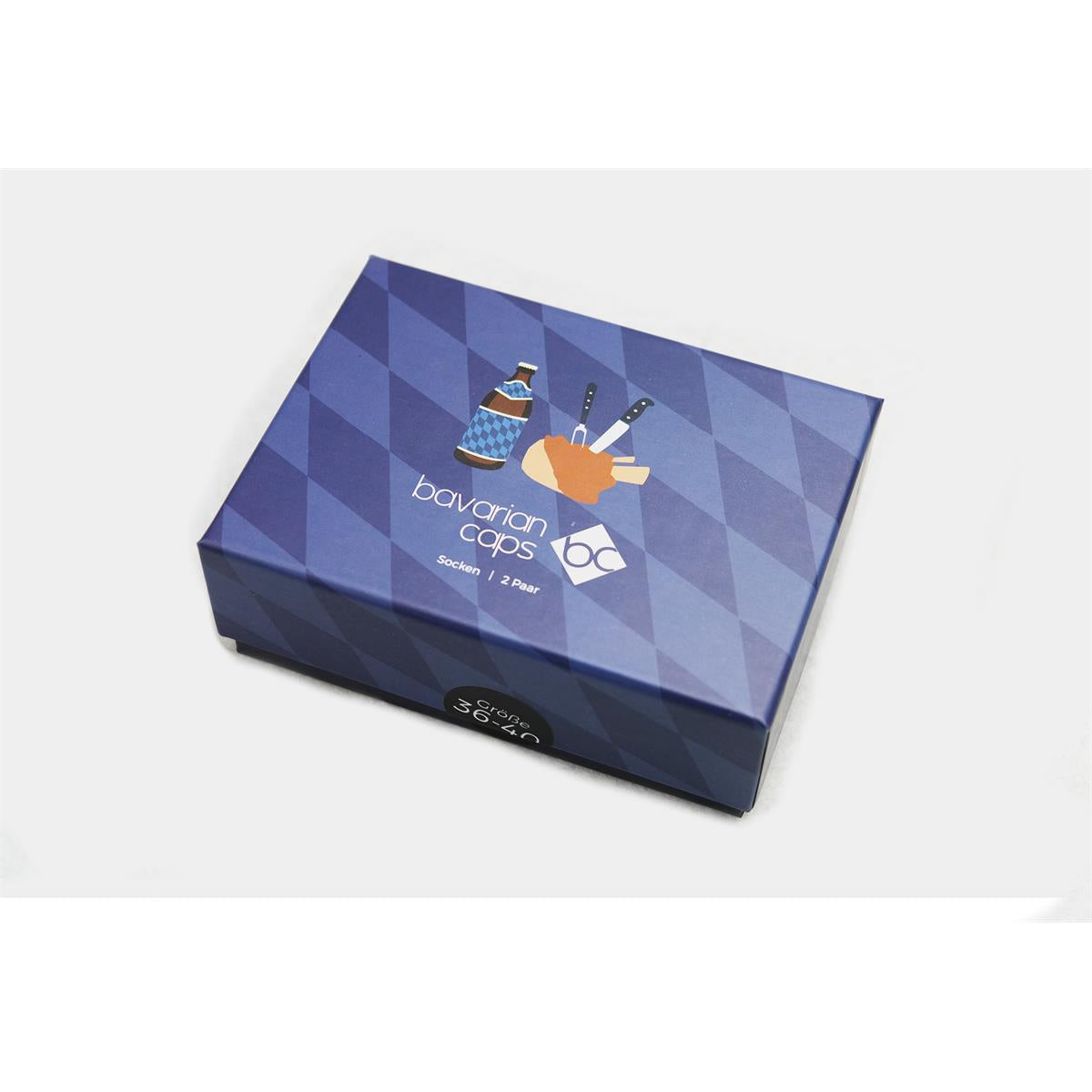 Bavarian Caps Sockenbox Schmankerl 2 Paar Unisex