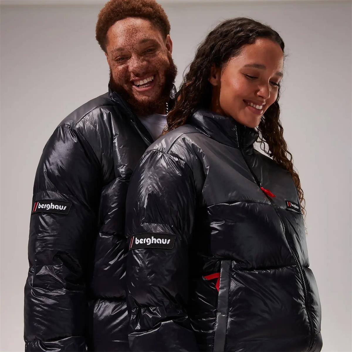 Berghaus Unisex Blockback Down Jacket black grey