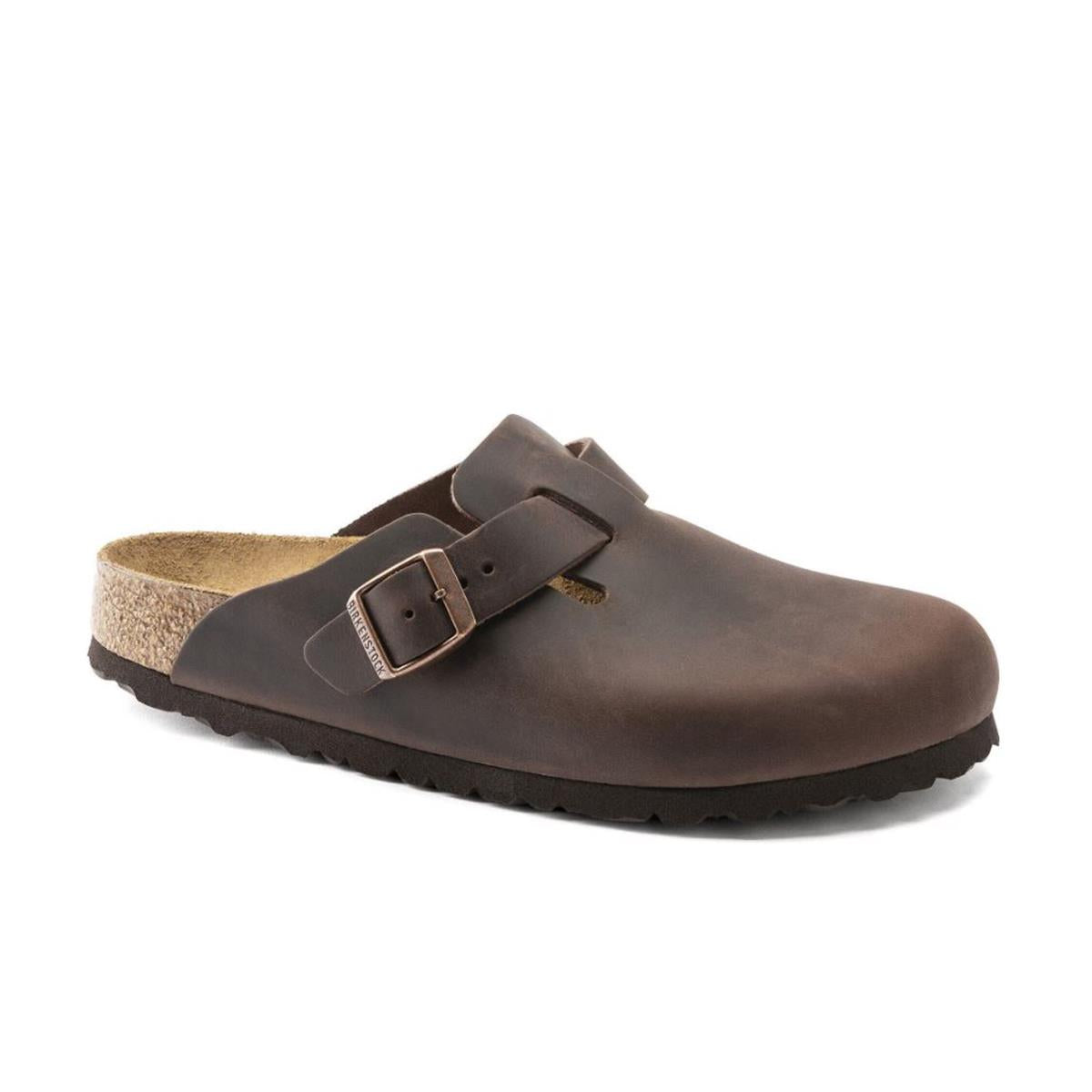 Birkenstock Boston Naturleder geölt normal habana Unisex