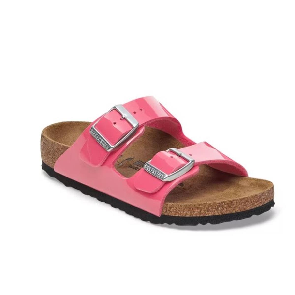 Birkenstock Arizona Kids Birko-Flor patent fuchsia tulip