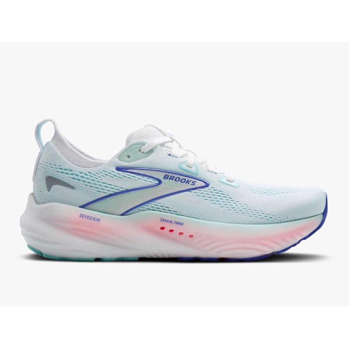 Brooks Glycerin 22 Women white limpet shell amparo blue