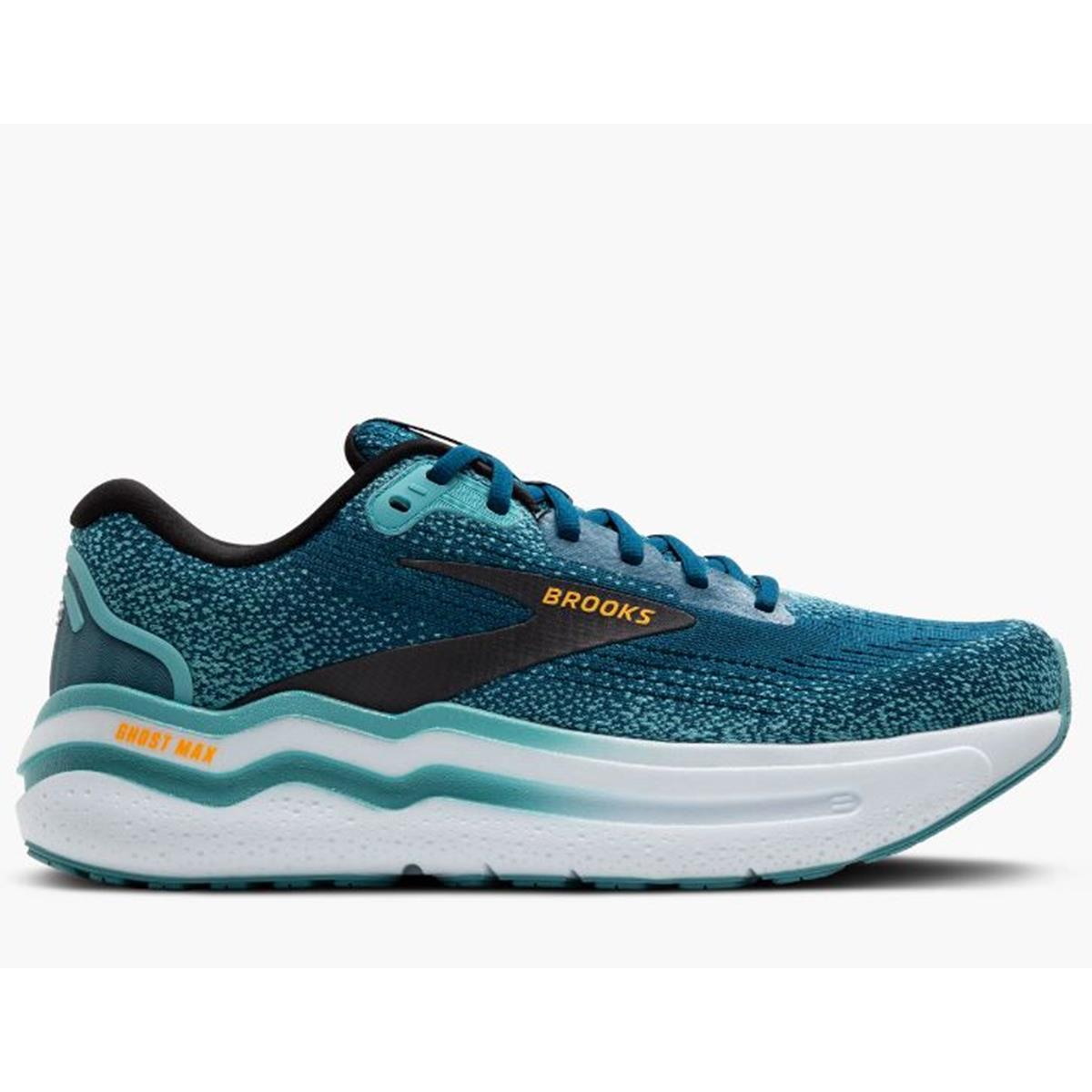 Brooks Ghost Max 2 Men moroccan blue aqua orange pop