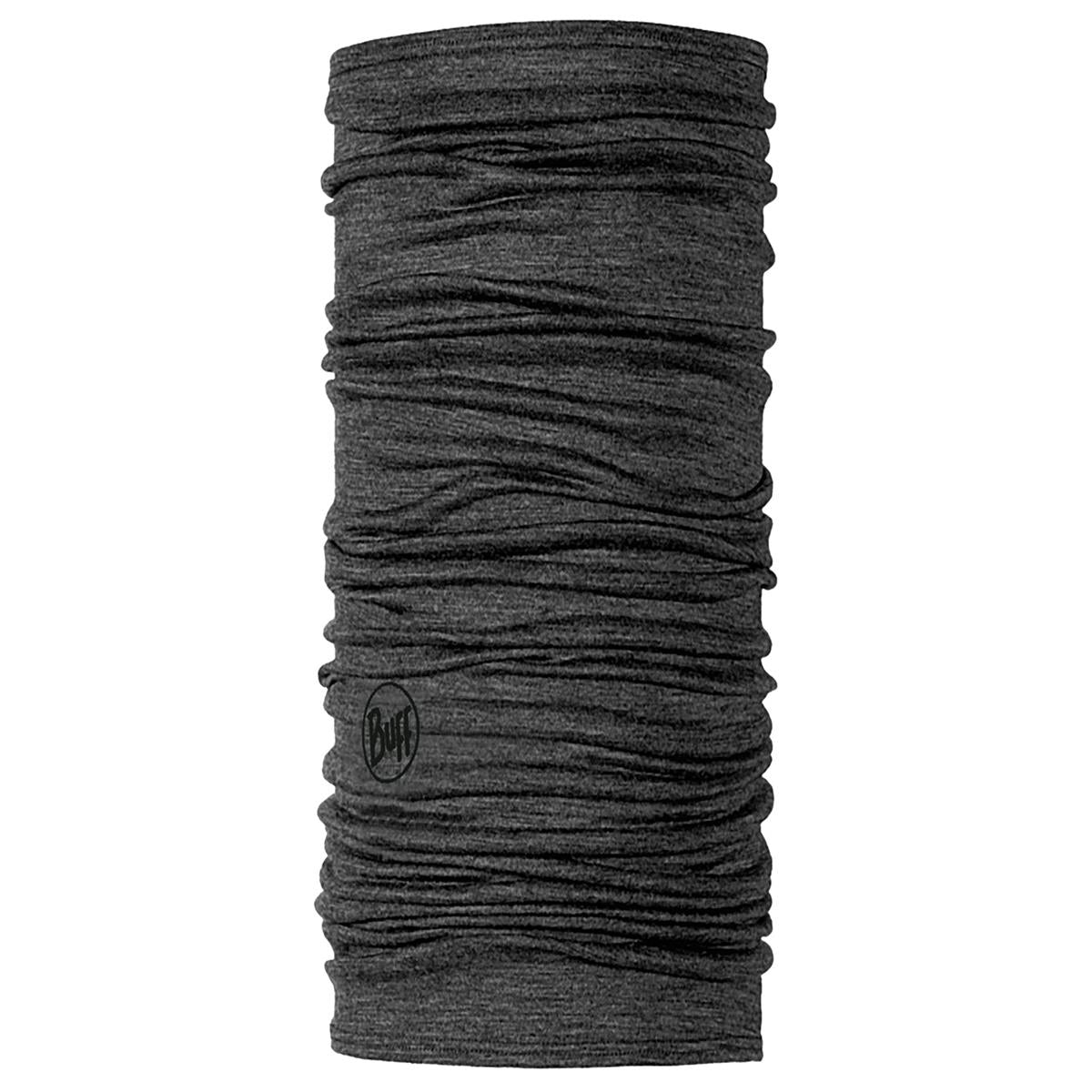 Buff Merinowolle Multifunktionstuch Lightweight Solid Grey