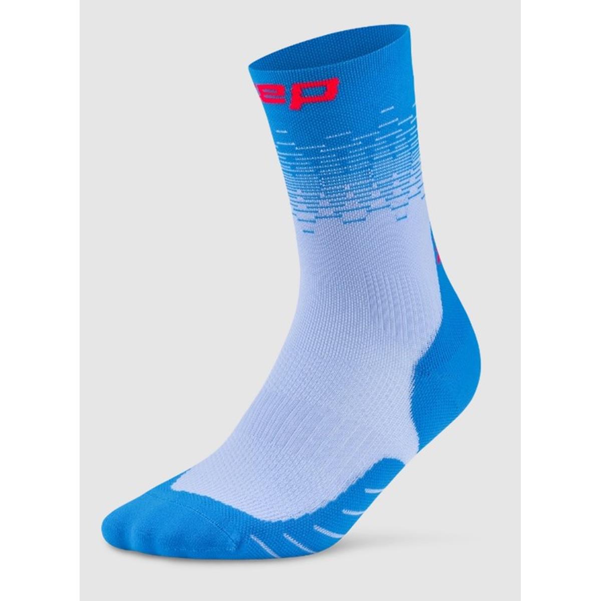 CEP Core Run Edt. Fade Compression Socks Mid Cut women blue / pink