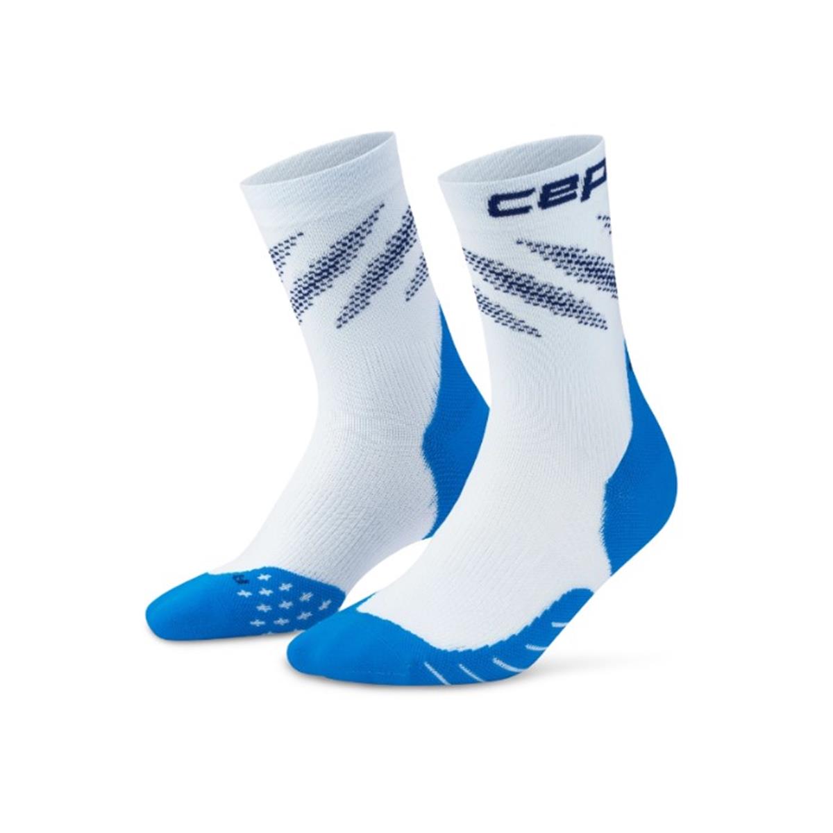 CEP Core Run Edt. Elliptic Compression Socks Mid Cut men light blue / blue