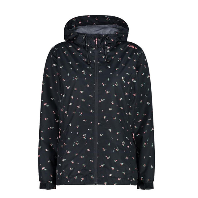 CMP Sport Woman Jacket Fix Hood anthracite orchidea