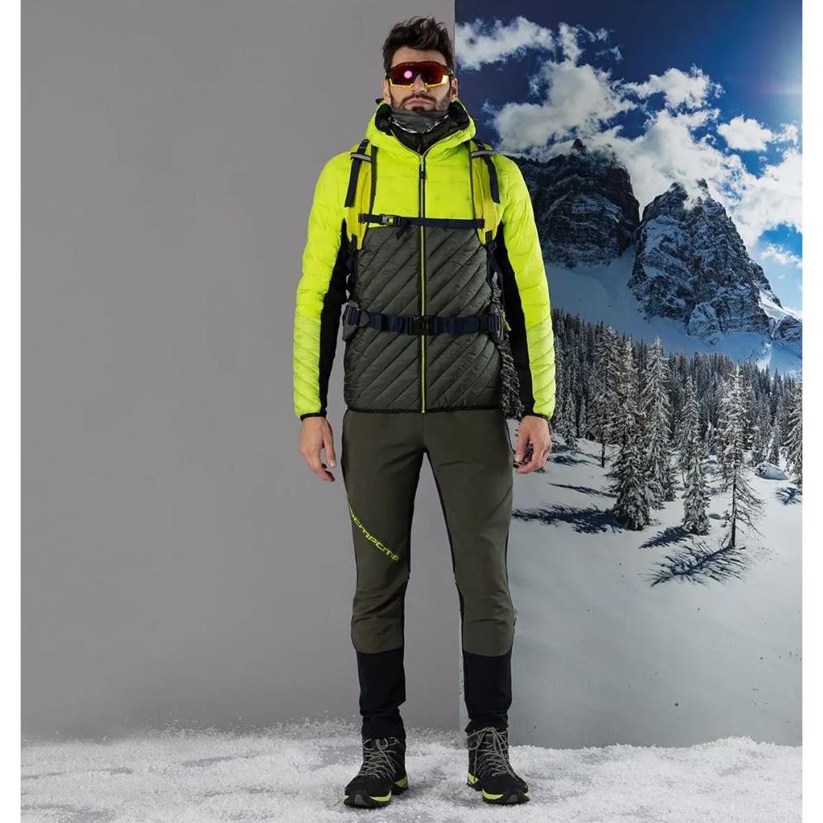 CMP Man Jacket Hybrid Fix Hood Herren Isolationsjacke