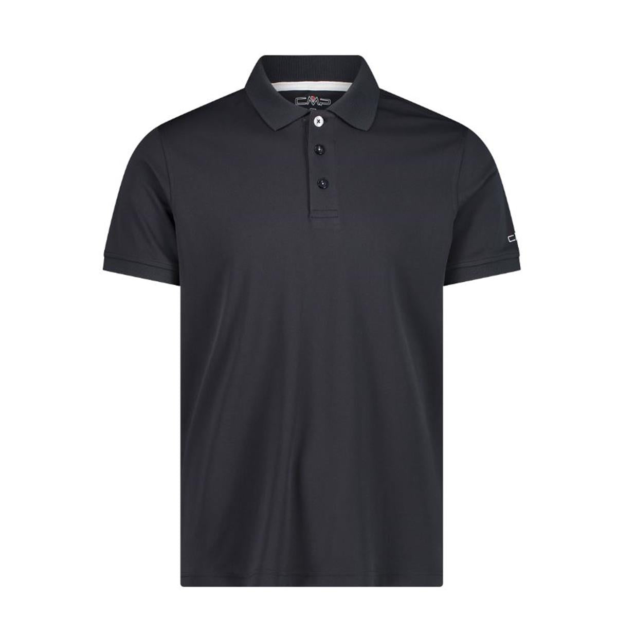 CMP Sport Man Polo Funktions-Poloshirt anthracite bianco