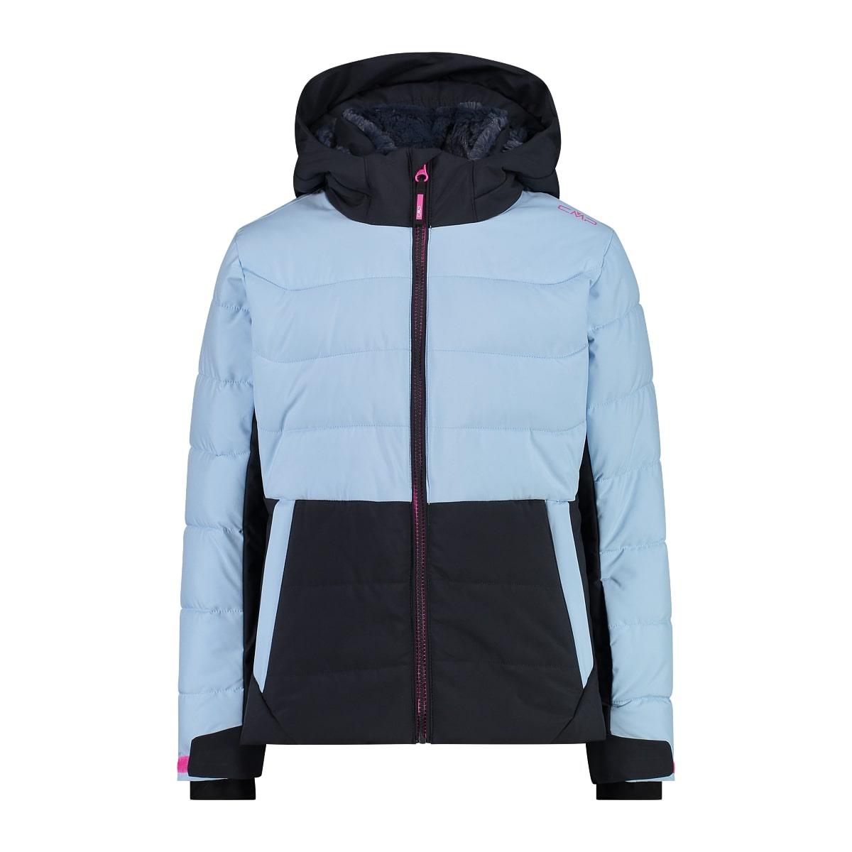 CMP Girl Jacket Fix Hood - skylight