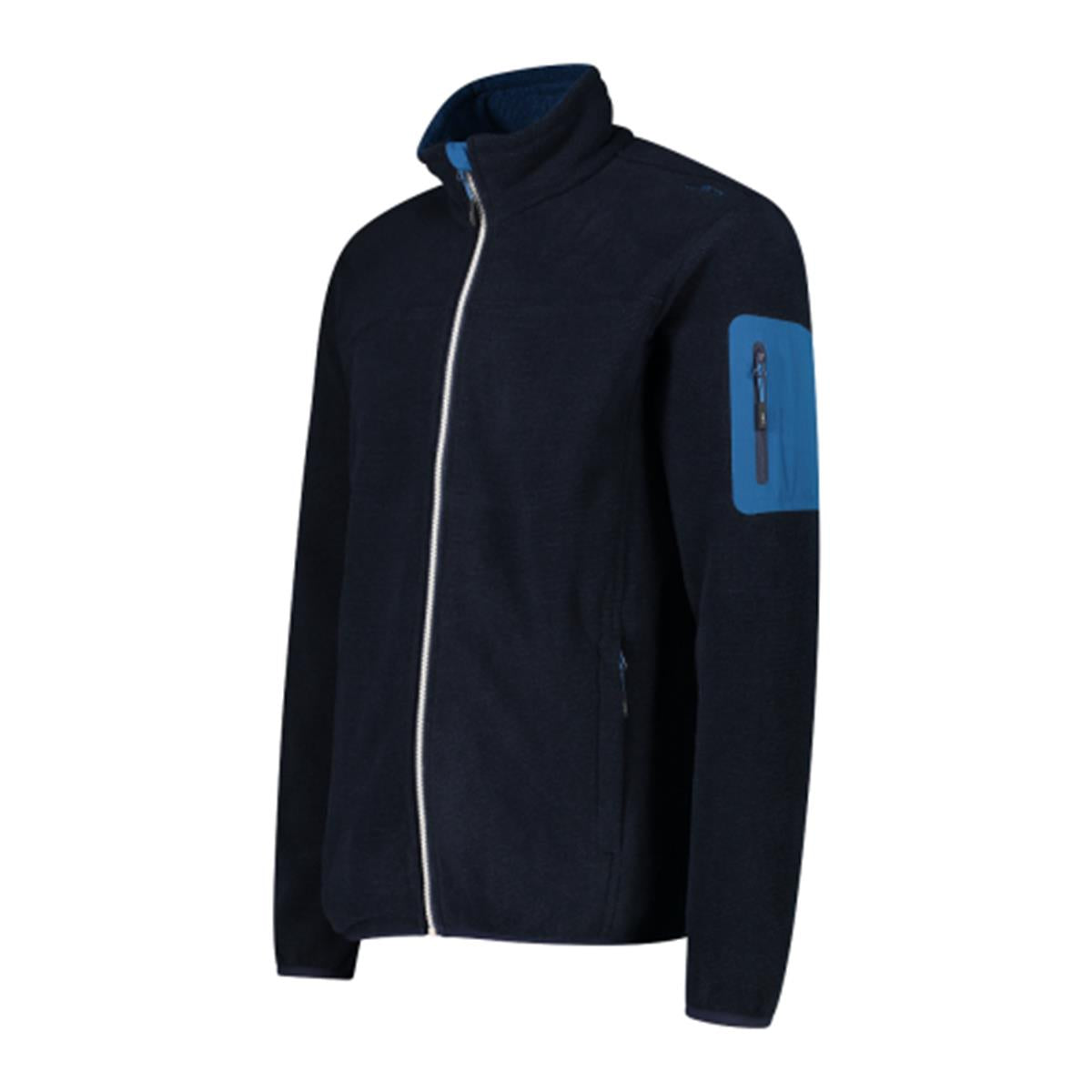 CMP Man Jacket blue petrol Herren Fleecejacke