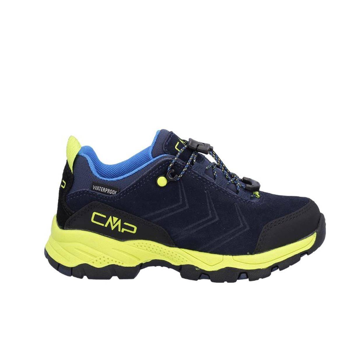 CMP Kids Melnick low Trekking WP blue lime (Größe 28 bis 37)