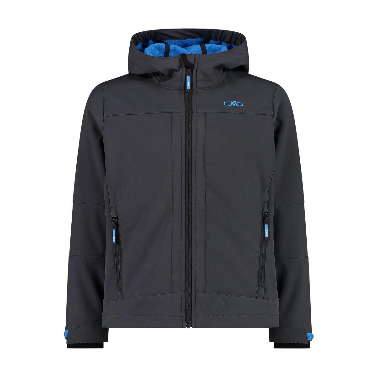 CMP Boy Softshell Jacket Fix Hood antracite-river