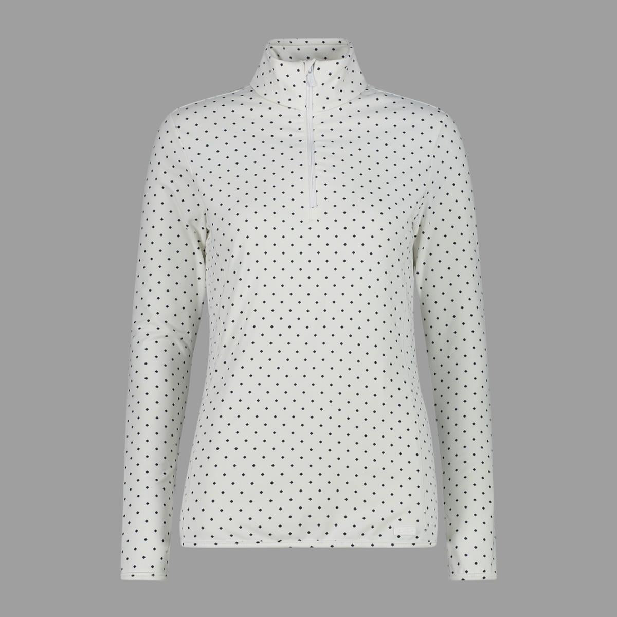 CMP Woman Printed Sweat Rolly - Bianco-Antracite